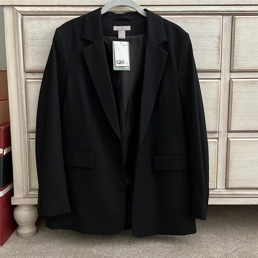 H&M black blazer